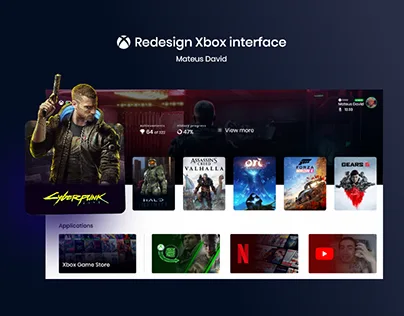 Apresentação original: Xbox interface redesign - Mateus David