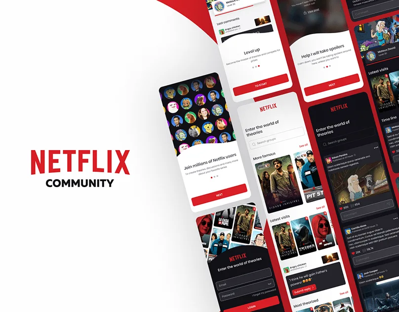 Apresentação original: Community Netflix - App for series communities