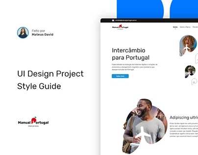 Apresentação original: Ui Design Project e Style Guide - Manual Portugal